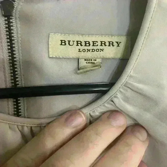 Burberry Taupe Midi Dress - Picture 2 of 3